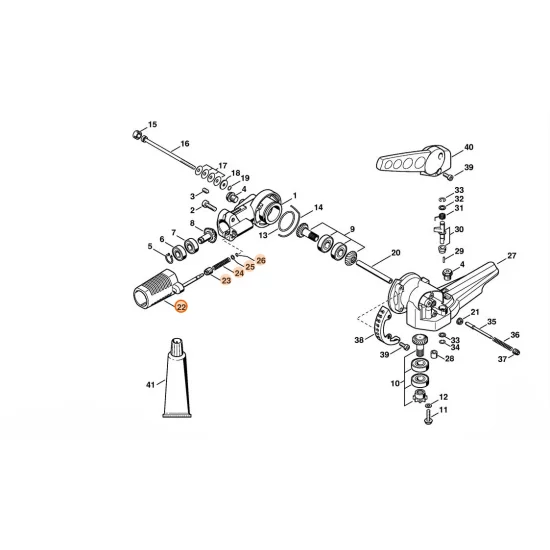 STIHL  Urządzenie ryglujące 4230 640 4513